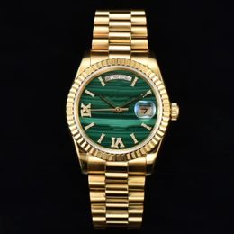 Role Men Natural Malachite Watch Both and Women Can Wear Different Patterns of Mineral Swiss High-end Movements Creating a Noble Gemstone Dial and High-quality Watch