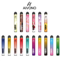 AIVONO Aim Stick Disposable Vape Pen E Cigarette Device With 9ml Prefilled Cartridge 2500 Puff Starter Kits VS Fire Plus 1400mAh Battery