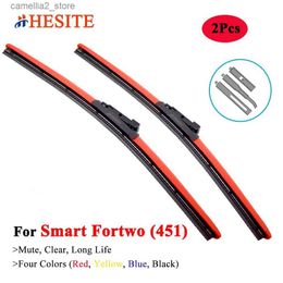 Windshield Wipers HESITE Colorful Windshield Wiper Blades for Smart Fortwo 451 Cabrio Coupe 2007 2009 2010 2012 2015 2016 2018 2019 2020 2021 2023 Q231107