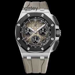 Ap Swiss Luxury Wrist Watches Royal Oak Offshore Series Precision Steel Automatic Mechanical Watch Mens Watch 26420SOGrad ientPlat eLuxu ryMens Watch 264 T5Y1