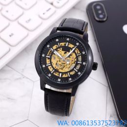 2023 New Brand Original Business Men Classic Round Case Mechanical Watch Wristwatch Clock Recommended Watch for Casual Orologio Uomo Dropshipping