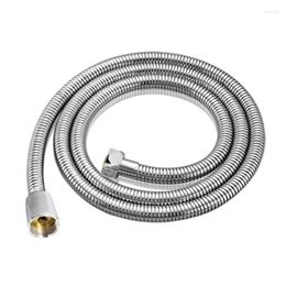 Bath Accessory Set Bathroom Shower Head Hose Gasket 3/2/1.5 M Stainless Steel Water Pipe Flexible Durability Washers Chrome
