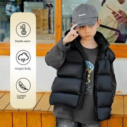 Down Coat Vest Girl 12 Years Maga Winter 2023 Kids Clothes For Feather Coats Jackets Girls Child Children's Clothing Girl's