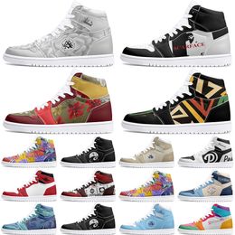 New Customised Shoes 1s winter DIY shoes Basketball Shoes males 1 females 1 Anime Customised Character Trend Versatile Outdoor Shoes