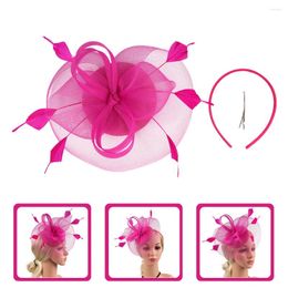 Bandanas Barrette Hat Wedding Gauze Fascinator Tea Party Headpiece Headband Fashion Headbands Mesh Women Banquet Bride