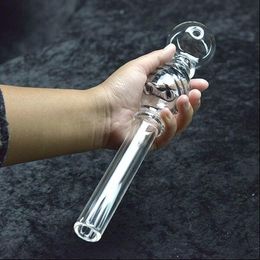 Jumbo Dual Bubbles Oil Burner Pipe Smoking Pipes 11 inch Big size With a fantastic capacity Various Color Optional