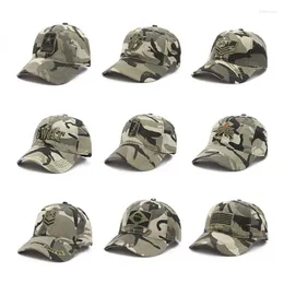 Camouflage tactical baseball cap - Four Seasons Outdoor Sports Hat for Men and Women - Five Star Design - Sun-proof and Peaked - Casual and Outdoor