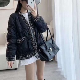 Jingtengxuan's new down jacket women's small fragrant style down jacket white duck down fashionable and versatile casual and winter short style