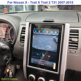 Car DVD Multimedia Player Tesla Screen for Nissan X-Trail X Trail 2 T31 2007-2015 Android Radio Navigation GPS No DVD