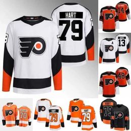 Philadelphia''Flyers''Reverse Retro Jersey Stitched Tony DeAngelo Sean Couturier Ivan Provorov Rasmus Ristolainen Kevin Hayes Morgan Frost Scott Laughton