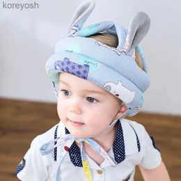 Pillows Head Protection Cap Adjustable Headguard for Toddlers Infant Baby Head Protector Hat Breathable Safety Helmet Anti-shockL231107