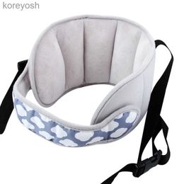 Pillows Children Travel Pillow Baby Head Fixed Sleeping Pillow Adjustable Kids Car Seat Head Support Neck Safety Protection Pad HeadrestL231116