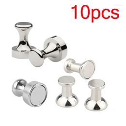 Hooks Metal Magnetic Map Pin Powerful Neodymium Magnet Circular Push Wall Hook For Home Kitchen Lvingroom Refrigerator Whiteboard