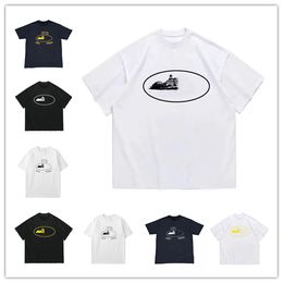 T-shirts pour hommes été femmes à manches courtes haut à la mode Style de rue Alphabet imprimé tendance à manches courtes