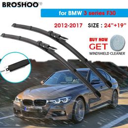 Windshield Wipers Car Wiper Blade For BMW 3 series F30 24"+19" 2012-2017 Auto Windscreen Windshield Wipers Window Wash Fit Pinch Tab Arm Q231107