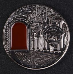 Arts and Crafts Antique Coloured Commemorative Medal Crafts of the Kremlin