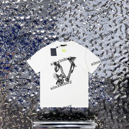 xinxinbuy Men designer Tee t shirt 23ss Paris flight bird print 1854 short sleeve cotton women Black white blue Grey S-2XL