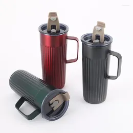 Water Bottles Thermal Mug 304 Stainless Steel Coffee Fashion With Handle Car Portable Wholesale Termos Para Cafe Tazas