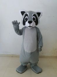 Mascot Costumes Raccoon Cartoon Mascot Costumes Brown Bear Teddy Bear with White Underpants Costumes Dress Halloween