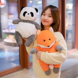 40cm Stuffed Likelike Fox&Panda Plush toy Simulation Japanese Anime Cute Bear Doll Pet Toys Home Decor Kids Girls Birthday Gifts