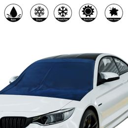 Car Sunshade Strong Magnetic Sunscreen Cover Snowscreen Windshield For Summer Front Window