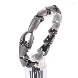 Link Bracelets Fashion Leader Unique Mechanical Feeling Time And Space Jewelry Personality Charm Men's Bracelet Mecha Styling