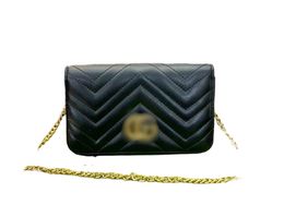designer bag marmont luxurys designers bags real leather Handbags chain Cosmetic messenger shoulder bag Totes lady wallet