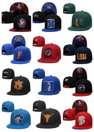 Designer hats Basketball Snapback college Baseball Snapbacks All Teams logo Embroidery Cotton Football Hats Hip Hop Outdoor Sports Mesh Beanies flex Hat Mix Order