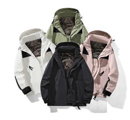 Men's Tactical Jacket Winter Ski Jacket Waterproof Soft-shell Wool Lined Winter Coat with Multiple Pockets