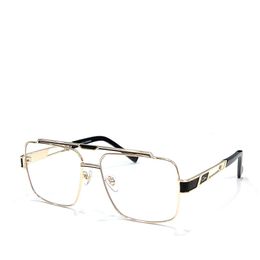 New fashion design square optical glasses 9106 exquisite metal frame avant-garde and generous style classic versatile clear lenses eyeglasses