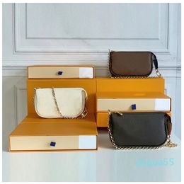 Mini Pochette Accessories Wallets Woman Designers Small Handbag Zipper Cell Phone Coin Classic Clutch Wrist Wallet