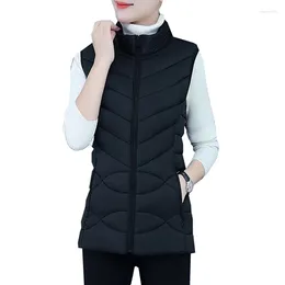 Women's Trench Coats Women Sleeveless Jacket Autumn Winter Fashion Casual Female Warm Womens Vest Outerwear Ladies Waistcoat