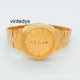 Watches For Men Quartz Large men's sand gold watch life waterproof quartz movement calendar