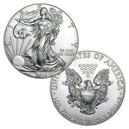 2016 American Statue of Liberty Eagle Coin Silver plated Commemorative Coin Collection new Gift home decoration