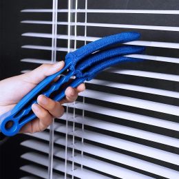 Blinds Cleaner Brush Air Conditioner Duster Window Cleaning Brushes Washable Blind Blade Washing Cloth Kitchen Cleaning easy Microfiber Window Tools