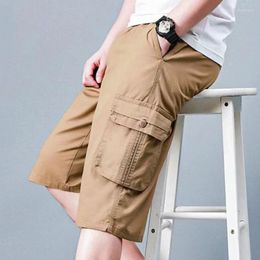 Men's Shorts 2023 Summer In Cargo Cotton High Quality Military Pants Men Multi-pocket Casual Male's Outdoor Loose