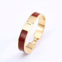 Branquela de ouro para homens pulseiras de designer jóias de gorjeta de alta qualidade Bangle de moda masculino e feminino aço inoxidável prata rosa rosa presente de luxo h palheta