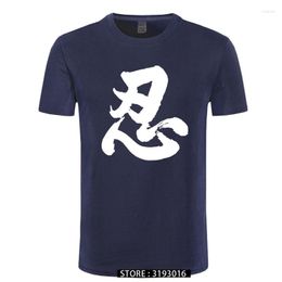 Men's T Shirts Chinese Calligraphy Word Print Tshirt Street Hip-hop Shirt Cotton Camisetas Hombre Men Vaporwave Funny Cool