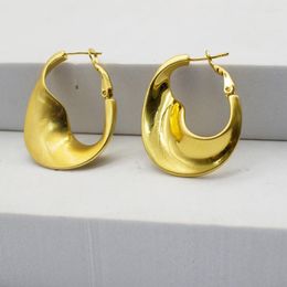 Hoop Earrings Dubai 24k Gold Plated Jewellery For Women Daily Wear Gifts