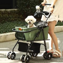 Cat Carriers Travelling Carrier Designer Portable Case Breathable Outdoor Ladies Canvas Trolley Wheels Tas Kucing Pet