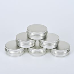 Packaging Jar 30g Aluminium Jars 1oz Silver Aluminium Cream Jars 30ml Aluminium Tin Container