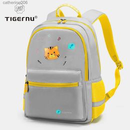 Backpacks Tigernu New Children Backpack Weight Balance Schoolbags Cute Kid Backpack For Boys Girls Reflective Breathable Design School BagL231108