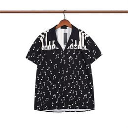 New Luxury T-shirt Designer Quality Letter T-shirt Short sleeve Spring/Summer trendy Men's T-shirt Size M-XXXL W12
