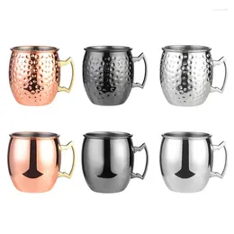 Mugs Moscow Mule Copper Mug Handcrafted 304 Stainless Steel Cup Cocktail Glass Premium Gift For Drink Lovers