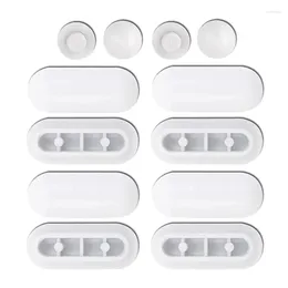 Toilet Seat Covers 12Pcs Buffer Plugs 8Ring Buffers And 4 Lid Easy Installation