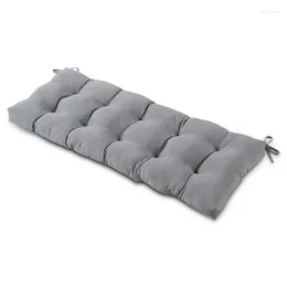 Pillow Greendale Home Fashions Heather Grey 51 X 18 In. Outdoor Reversible Tufted Bench