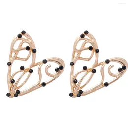 Dangle Earrings 2023 Personality Metal Wire Heart-shaped