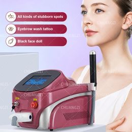 Home Beauty Instrument Picosecond Nd Yag Laser Machine Tattoo Scars Eyeline Freckle Birthmark Removal Pigmentation Treatment Q Switched Salon Use