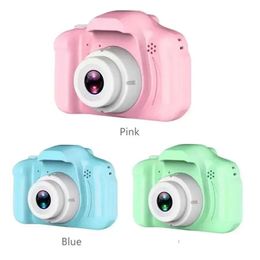 Party Favour Ups Sample Kids Camera Children Mini Digital Cute Cartoon Cam 1P 8Mp Slr Toys For Birthday Gift 2 Inch Sn Take Pictures Otitw