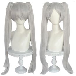 Party Supplies CosDaddy Frieren Cosplay Wigs Adult Women Synthetic Hair Halloween Costume Props